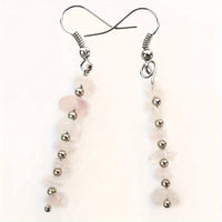 Boho Colorful Natural Gemstone Drop Earrings