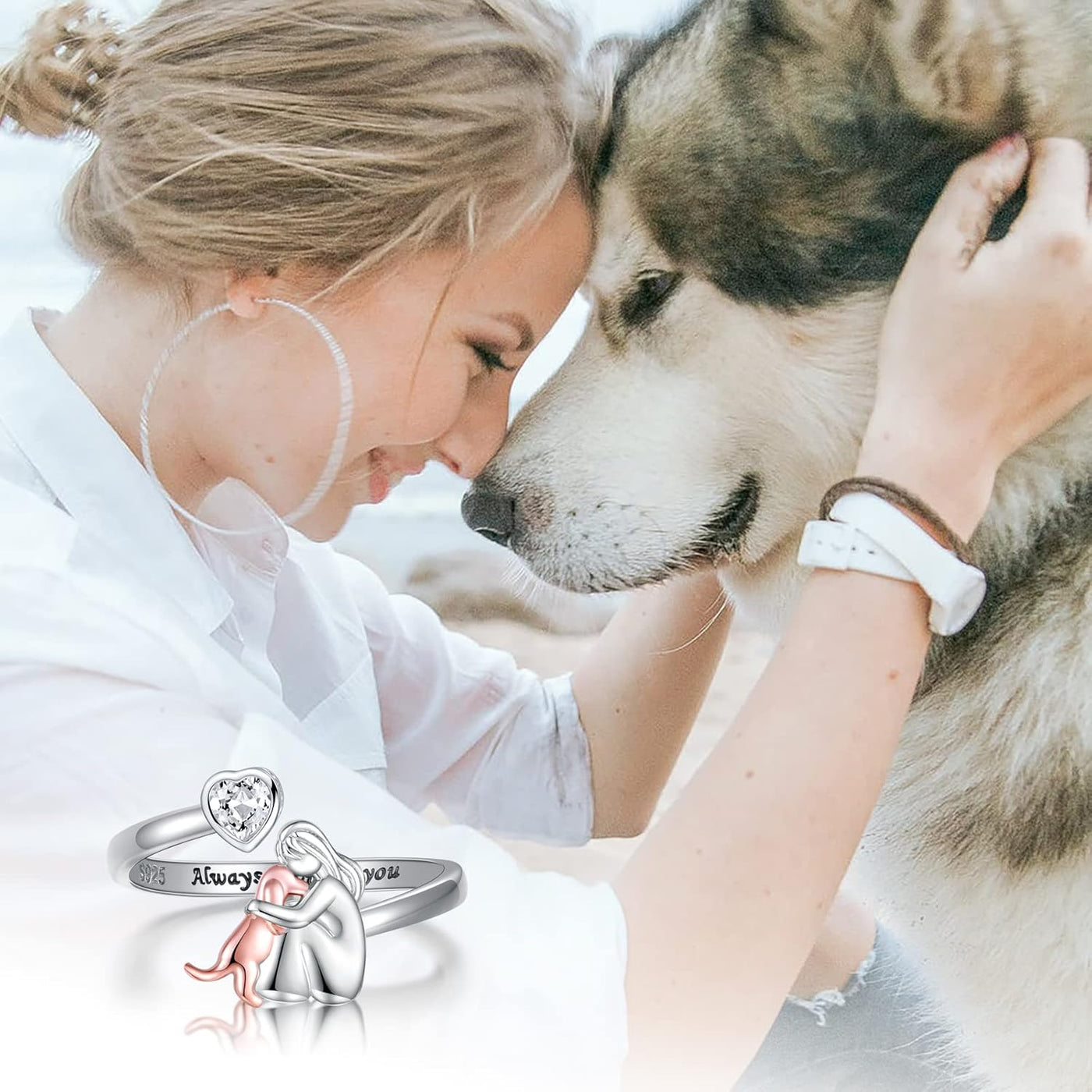 Adjustable ring - 'Always in My Heart
