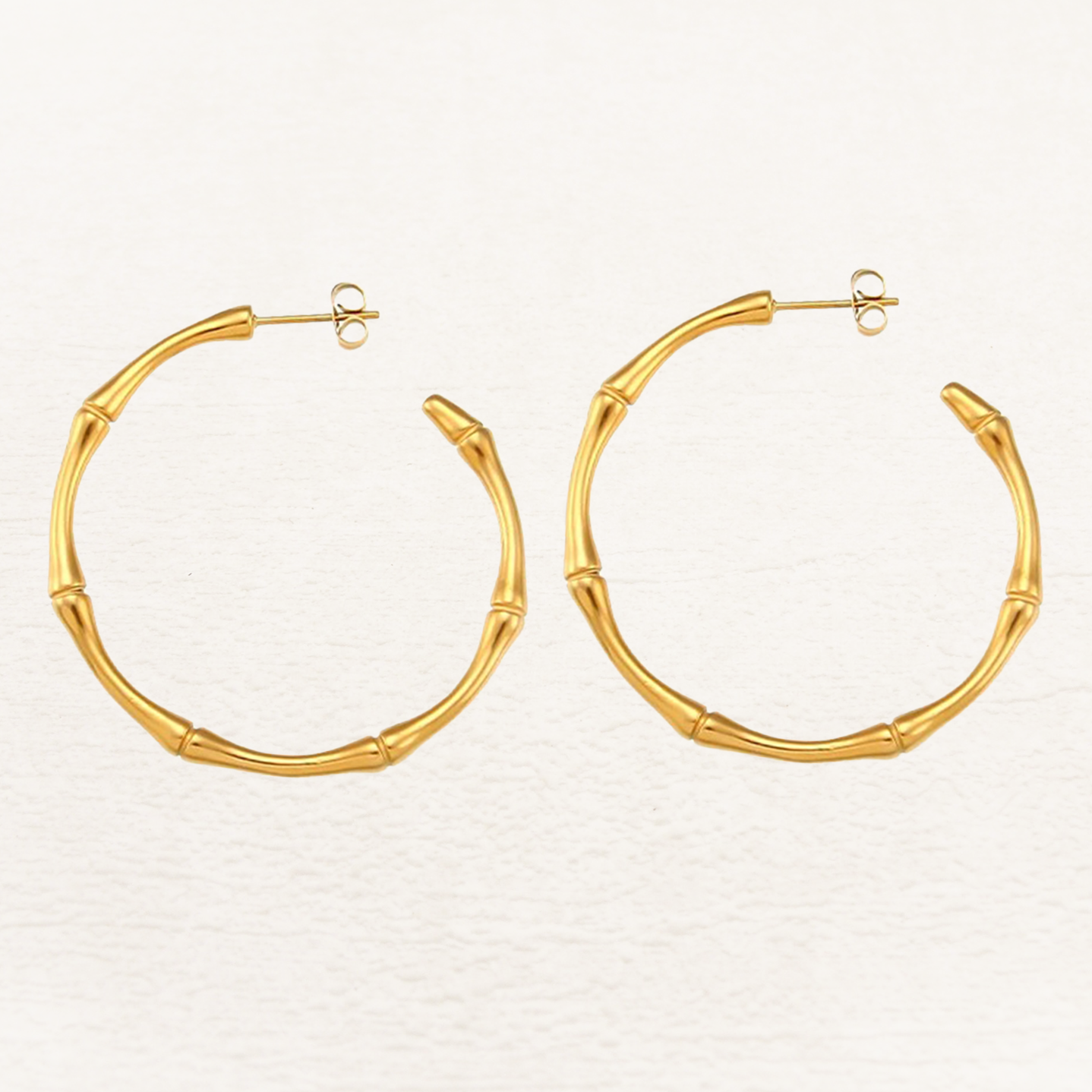 Alice Bamboo Earrings Gold