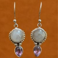 Denise moonstone earrings