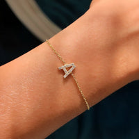 Minimal Initial Chain Bracelet