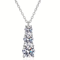 Triple Spark Gold Necklace