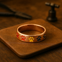 Rotating paw stress ring